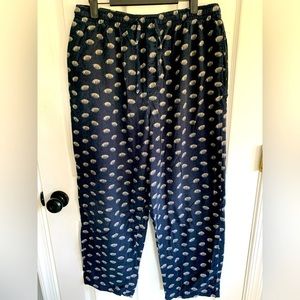 Men's Nautica flannel sleepwear football pants size large Cozy Casual comfy